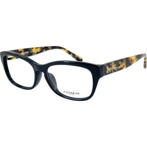 Coach HC6104F Womens Eyeglass Frame 5449 Black/ Dark Vintage Tort